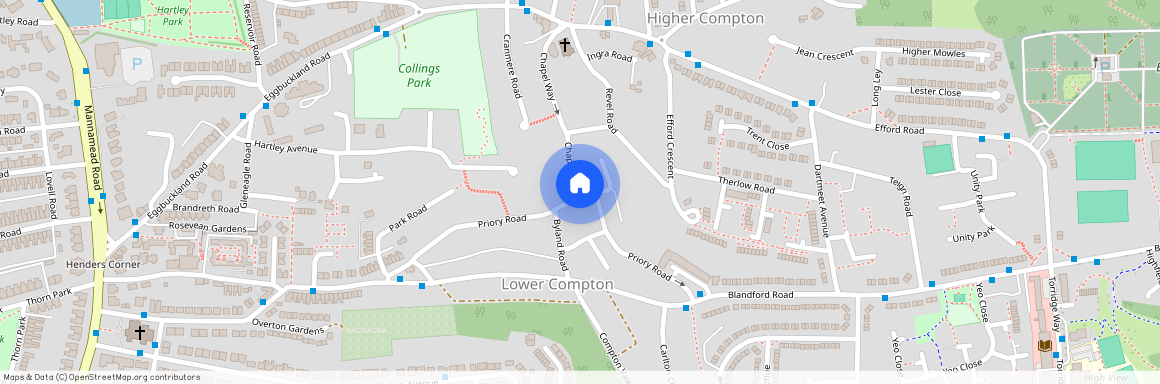 Two bedroom house, Chapel Way, Higher Compton