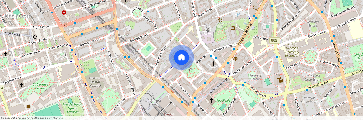 Charles Rowan house Margery Street, WC1X 0EH