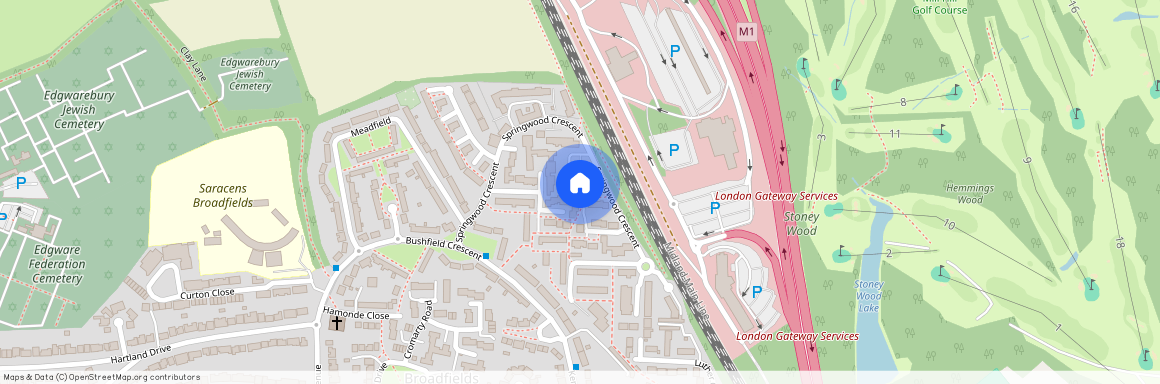 Springwood Crescent, Edgware, Greater London, HA8