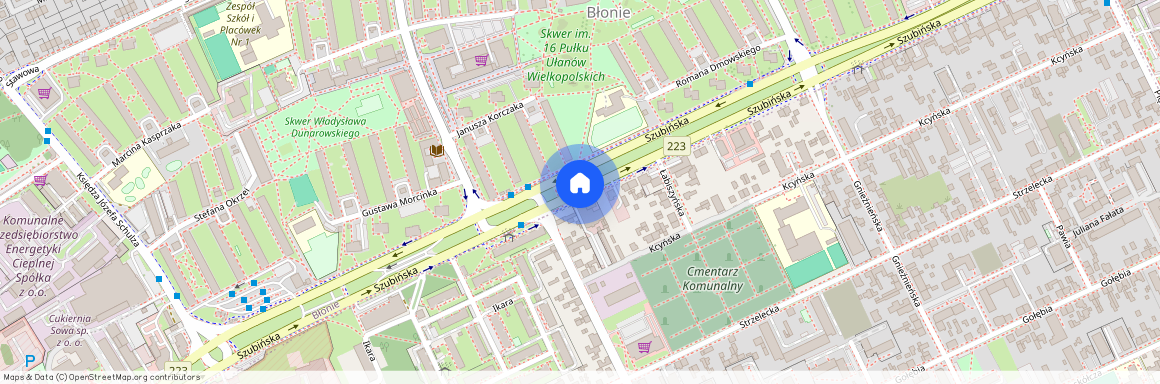 ul. Szubińska, Błonie, Bydgoszcz, kujawsko-pomorskie