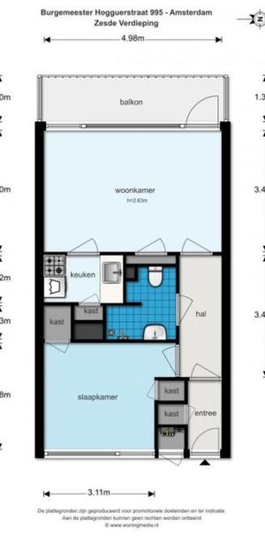 Burgemeester Hogguerstraat 1064 Amsterdam - Foto 1