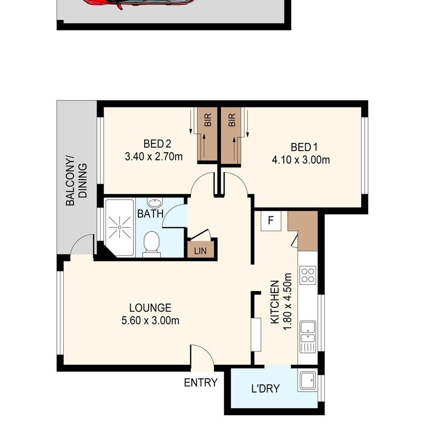 Newly Renovated Two-Bedroom Apartment in Prime Location - Photo 1