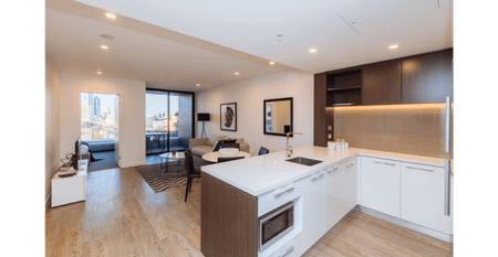 RARELY AVAILABLE FRONT FACING WITH RIVER AND CITY VIEWS ONE BEDROOM + STUDY - Photo 3