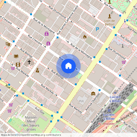 1182 Rue Crescent, Montréal (Ville-Marie), QC H3G0G6