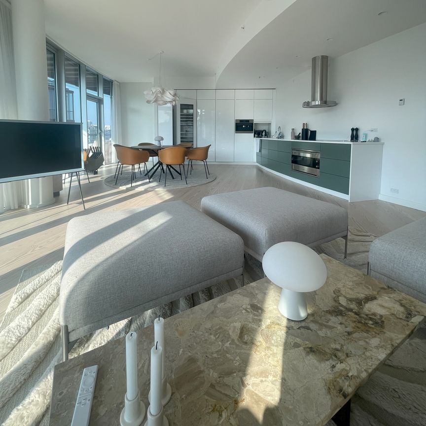 Høj kvalitet og super lækker lejlighed i Gemini bygningen på vandsiden - uden bopælspligt - Photo 1