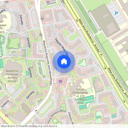 ul. Wojciecha Bogumiła Jastrzębowskiego, Ursynów Północny, Ursynów, Warszawa, mazowieckie