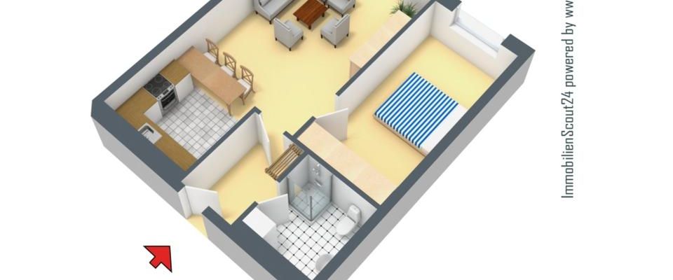 Hochwertiges 2 Zimmer-Appartemet, OG, Paderborn-Elsen - Foto 1