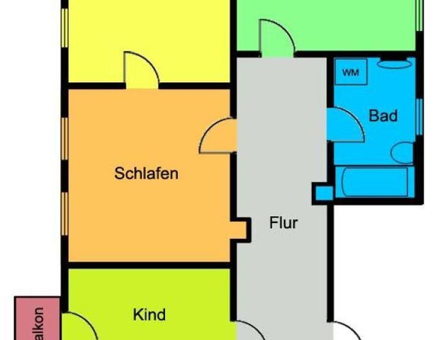 Perfekte Wohnung mit Charme! Wohnküche, Balkon und Tageslichtbad mit Wanne! - Foto 1