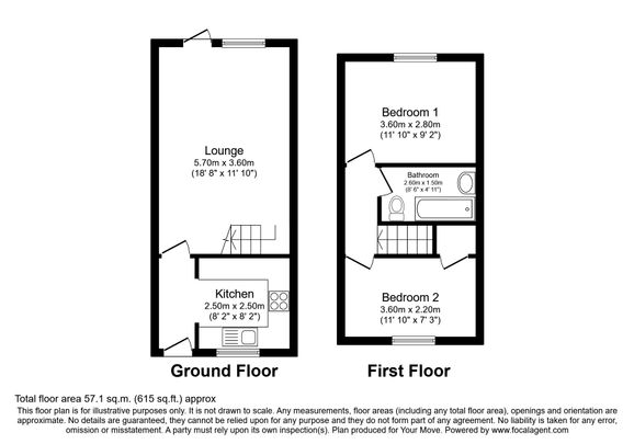 2 bedroom house to rent Grange Walk, Grange Road, Bishops Stortford, CM23 - Photo 1