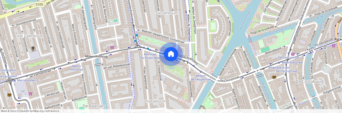 Geuzenbuurt, 1056 GL, Admiraal De Ruijterweg, Amsterdam