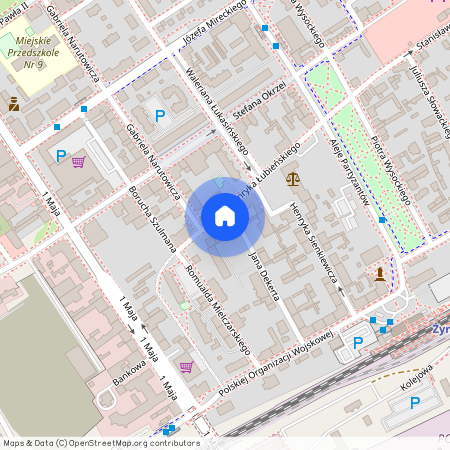 ul. Jana Dekerta, Żyrardów, żyrardowski, mazowieckie