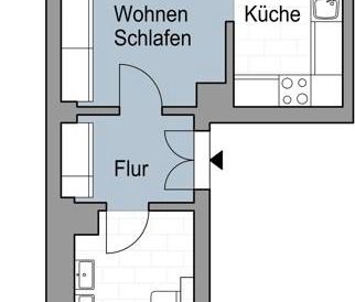 Frisch sanierte 1-R-Wohnung wartet auf Mieter - Foto 5