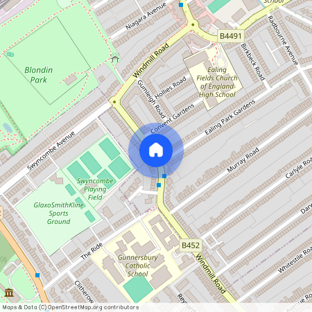 Windmill Road 2 bed PRIVATE GARDEN, W5 4DL, London
