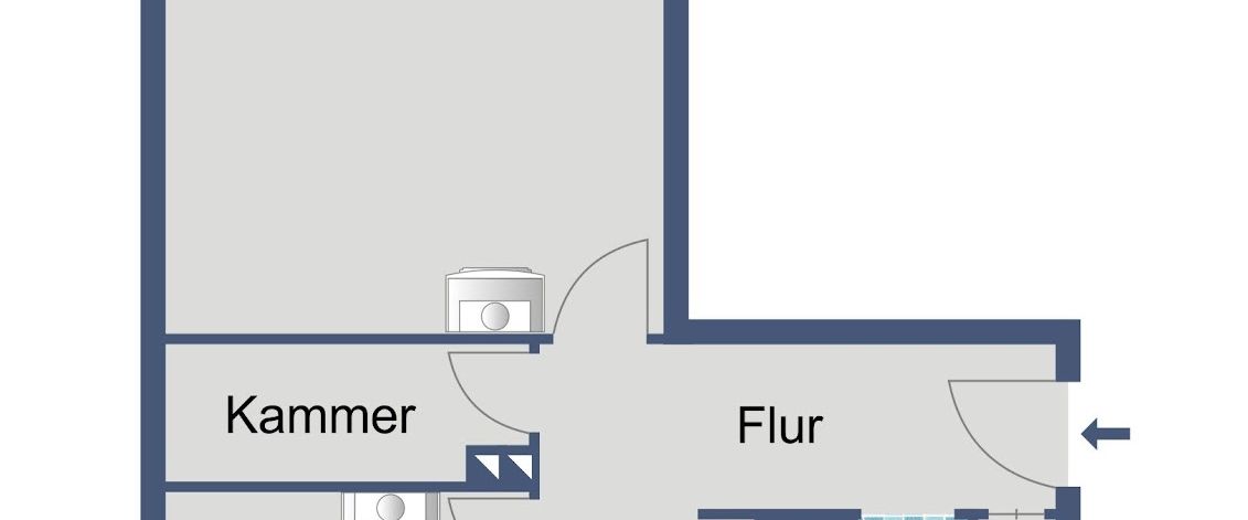 Helle 2-Zimmer-Wohnung auf ca. 56 m² für Singles oder Paar - Photo 1