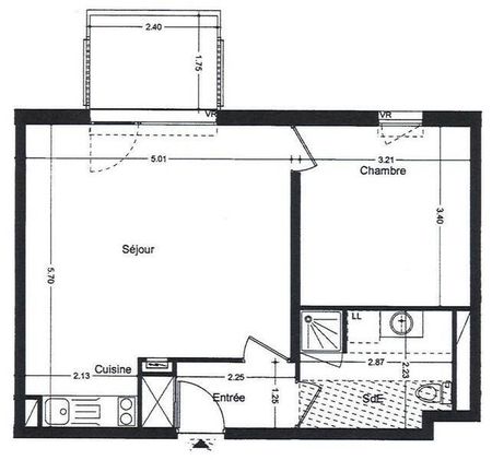 Appartement 2 pièces - - Photo 3