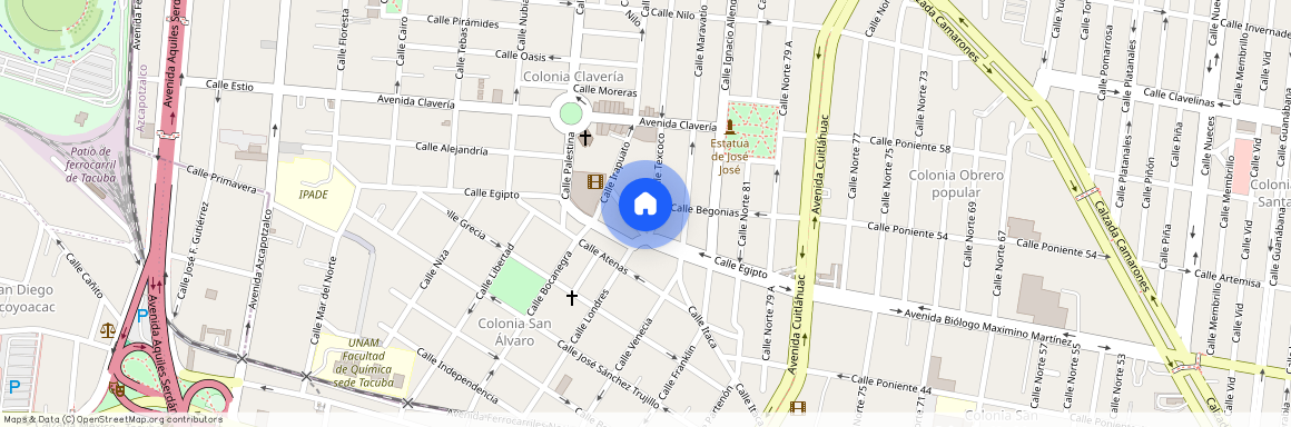 Calle Texcoco 94, Claveria, Azcapotzalco, 02080 Ciudad de México, CDMX #94, Colonia Clavería, C.P. 02080, Df / Cdmx