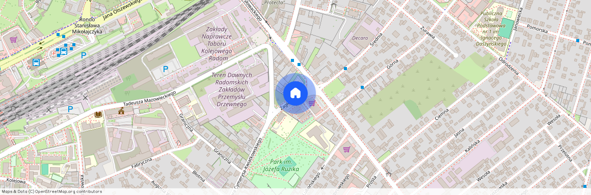 ul. Zagłoby, Glinice, Radom, mazowieckie