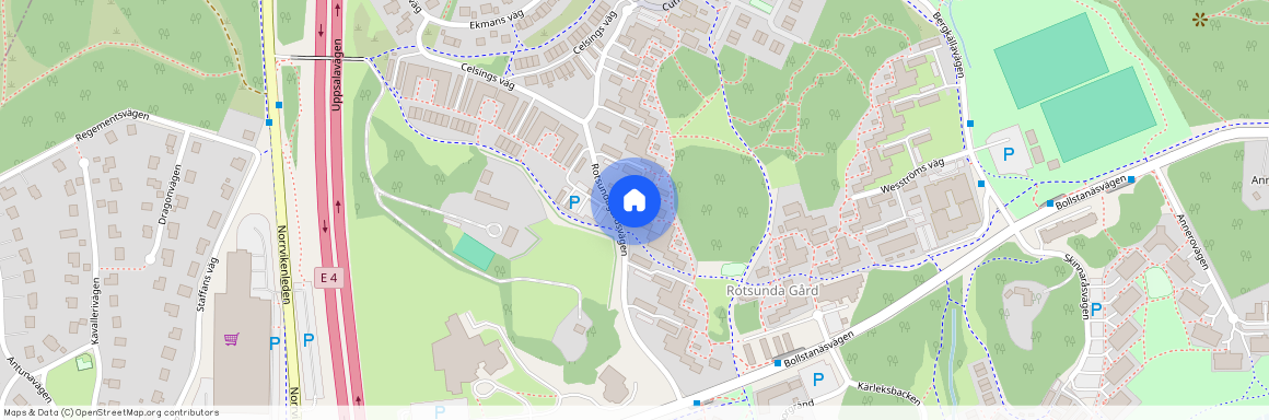 Rotsundagårdsvägen, Sollentuna