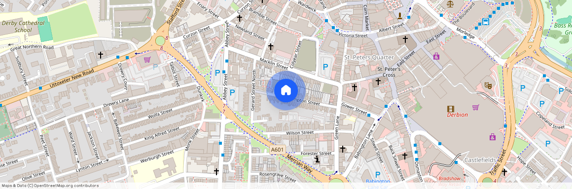 One-Bedroom Flat, Crompton Street, DE1