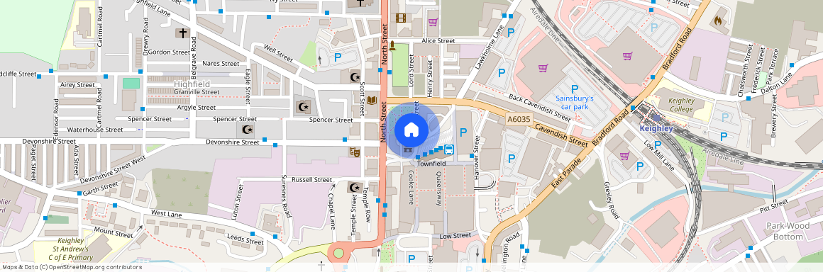 Flat 103, 65A North Street, Keighley BD21 3RZ