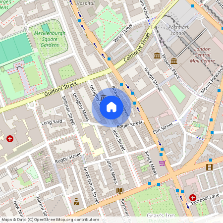Doughty Street, Bloomsbury