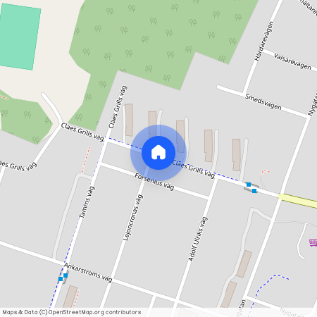 Claes Grills Väg, Söderfors