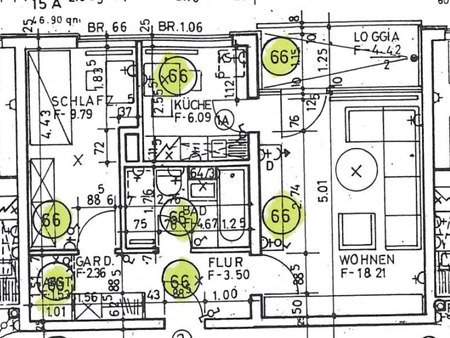 Helle Zwei-Zimmer-Wohnung mit Loggia - Photo 2