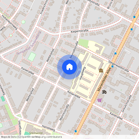 Beyrodtstr. 43, 12277 Berlin OT Marienfelde, Zur Karte
