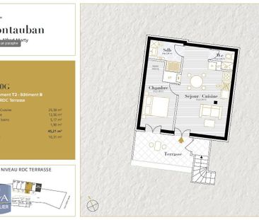 Location Appartement 2 pièces 45m² MONTAUBAN 82000 - Photo 5