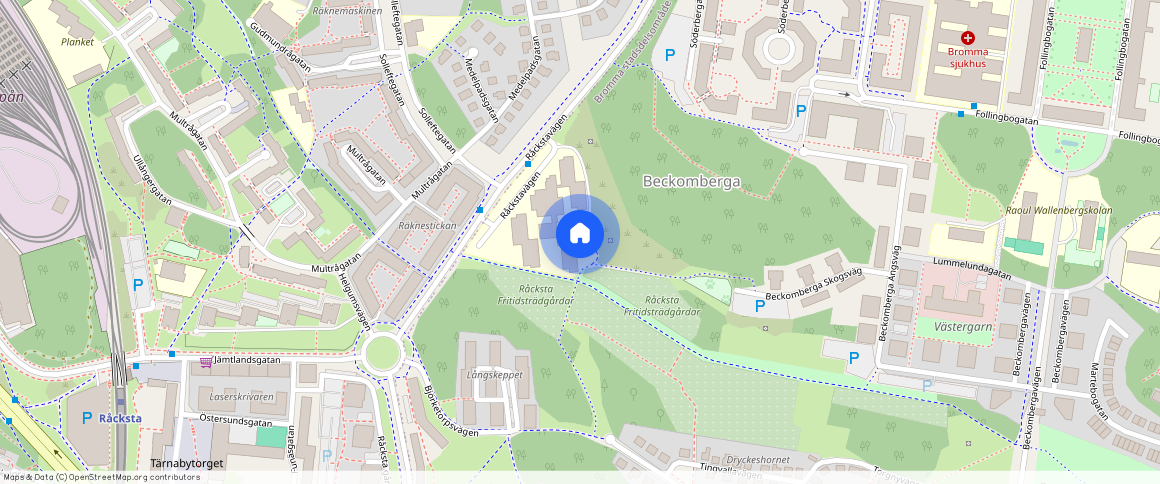 Råckstavägen **, Beckomberga