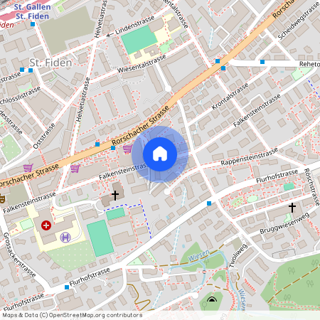 9000, St. Gallen, Falkensteinerstrasse