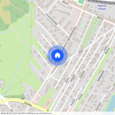 ul. por. Kazimierza Ogrodowskiego, Piaski, Rybnik, śląskie