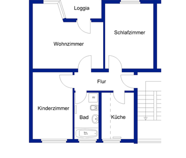 Schöne 3-Zimmer-Wohnung mit Einbauküche - Photo 1