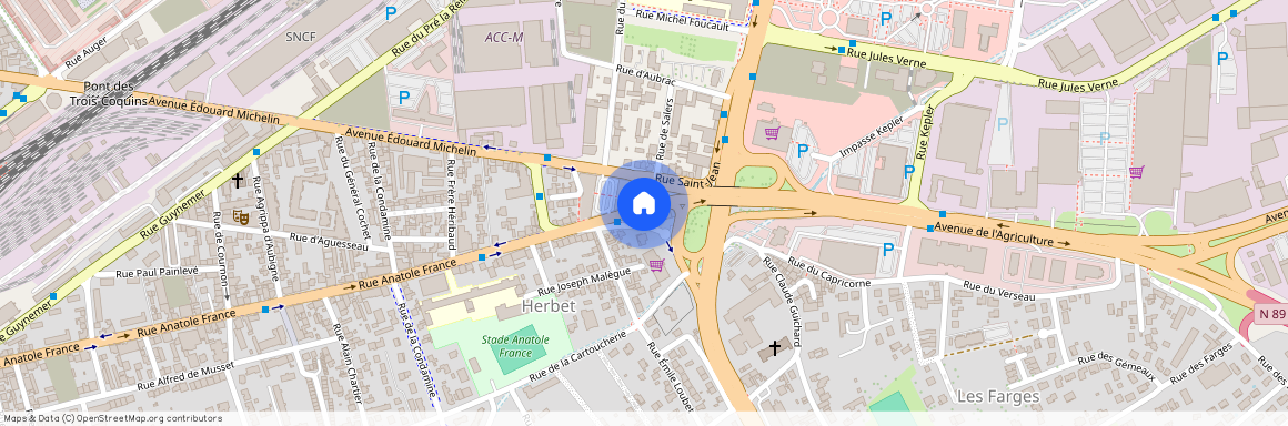 rue Anatole France, 206, 63000, Clermont Ferrand