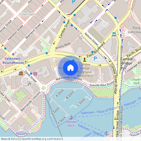 1077 Marinaside Crescent, Vancouver, British Columbia, V6Z 2Z5