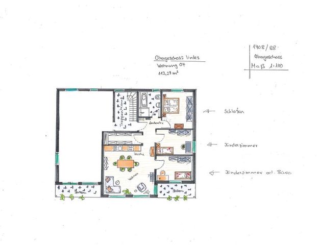 Helle und schöne 4-Zimmer Wohnung in Kehl-Bodersweier - Photo 1