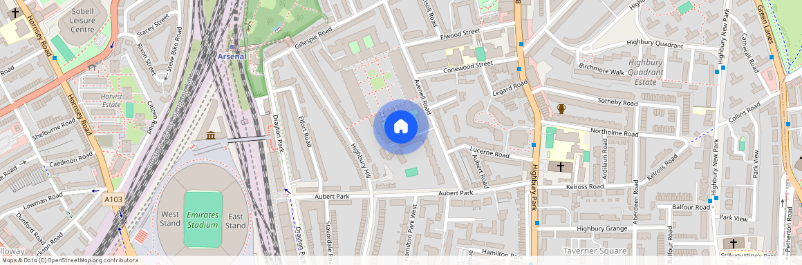 Highbury Stadium, Avenell Road, London, N5