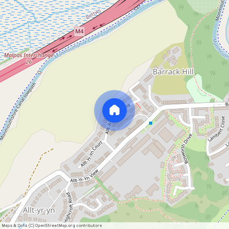 Allt-yr-yn Crescent, Newport, South Wales, NP20