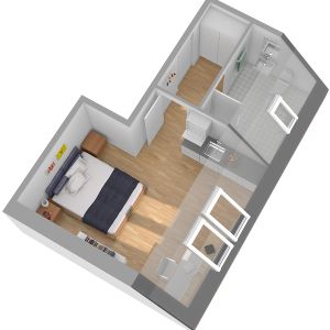 1-værelses studiebolig - Photo 2