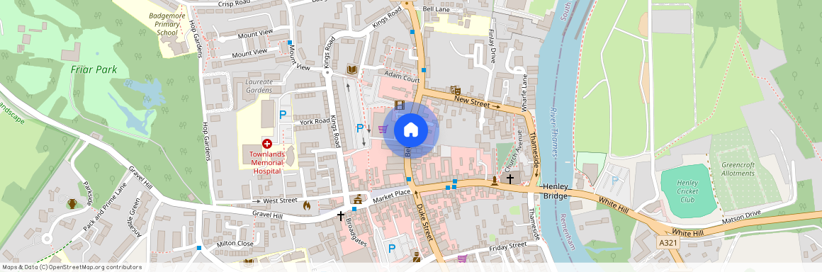 Henley-on-Thames, Bell Street, RG9 2BG, Oxfordshire