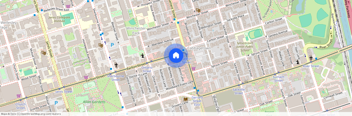 229 Carlton Street, Toronto, Ontario, M5A 2L2 (Carlton St.andParliament St.)