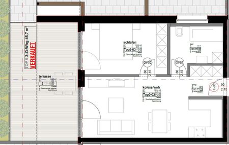 2-Zimmer-Terrassenwohnung in Rankweil - Foto 3