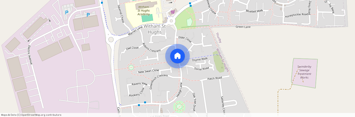 Hedge Lane, Witham St Hughs