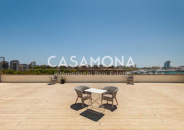 Spacious 2 Bedroom Apartment with spectacular views over Barcelona's skyline