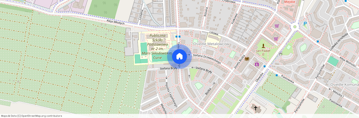 ul. Tadeusza Tańskiego, Jelcz-Laskowice, Jelcz-Laskowice, oławski, dolnośląskie