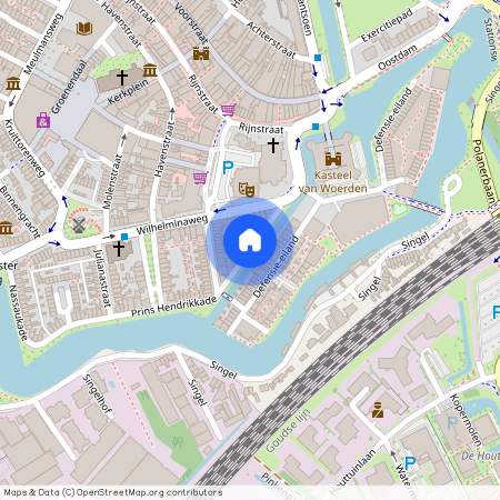 Binnenstad, 3441 XD, Prins Hendrikkade, Woerden