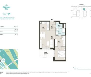 Wunderschöne 2 Zimmer Wohnung direkt an der Donau - Photo 4