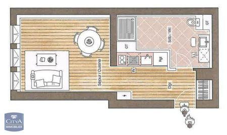 Location Appartement 1 pièce 31m² MULHOUSE 68200 - Photo 2