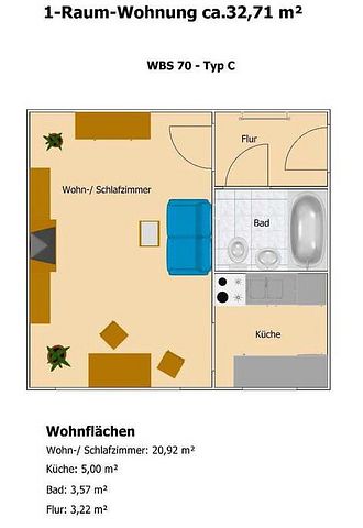 Gemütliche Single-Wohnung mit separater Küche! - Photo 5