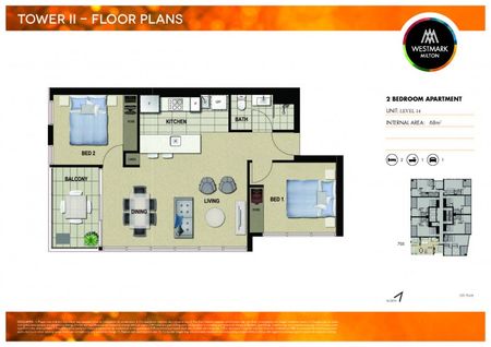 AVAILABLE 1st DECEMBER- 2 BED 1 BATH + Allocated Car Park - Photo 3